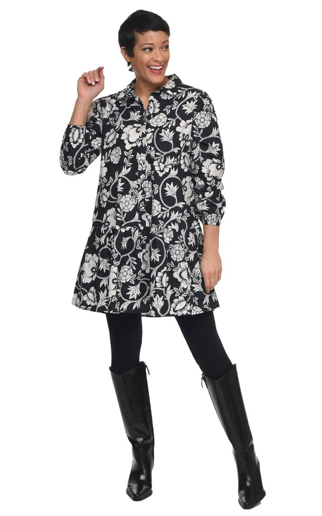Tulip Arbor Womens Dress in Harvest Floral
