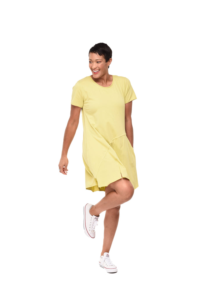 Kendall Women's Dress Cotton Knit in Lime
