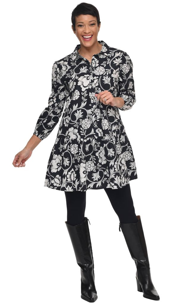 Tulip Arbor Womens Dress in Harvest Floral