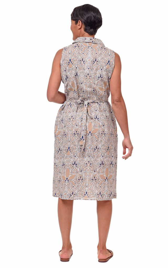 Tulip Cameron Womens Sleeveless Cotton Dress in Kumari XL Tulip Cameron Womens Sleeveless Cotton Dress in Kumari XL