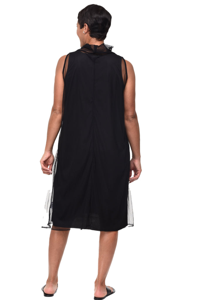Mazlyn Dress in Black with Liner