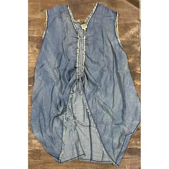 Jaded Gypsy Dune Breeze Tunic Womens Top in Vintage Black