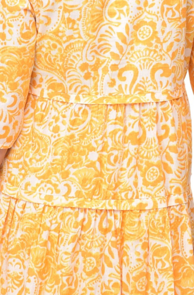 Hayley Womens Dress in Marigold