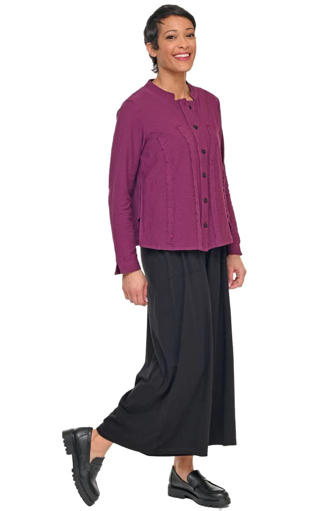 Tulip Clothing Oliver Womens Jacket in Mulberry