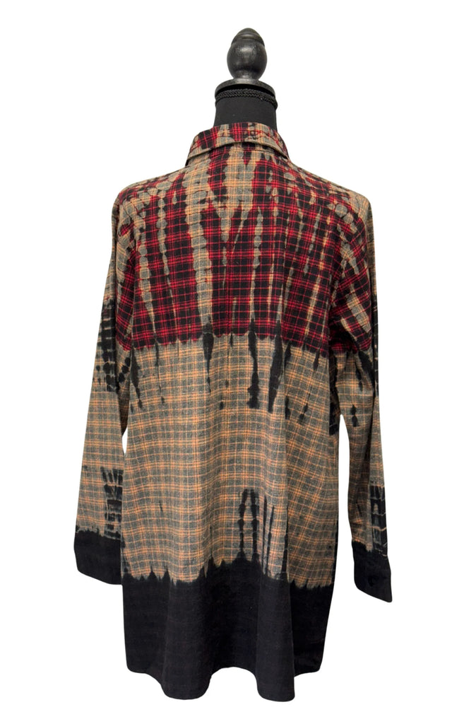 Autumn Flannel Womens Shirt in Haven