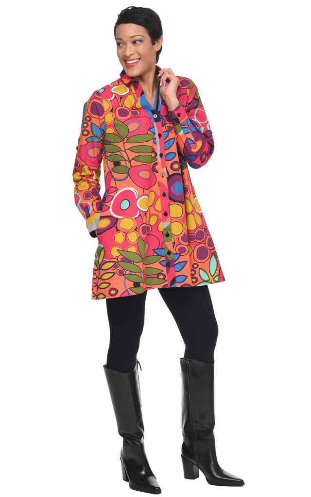 Tulip Clothing Rachel Womens Blouse in Galapagos