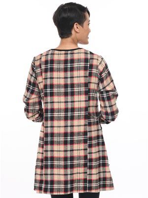 Maddie Womens Tunic in Melrose Flannel