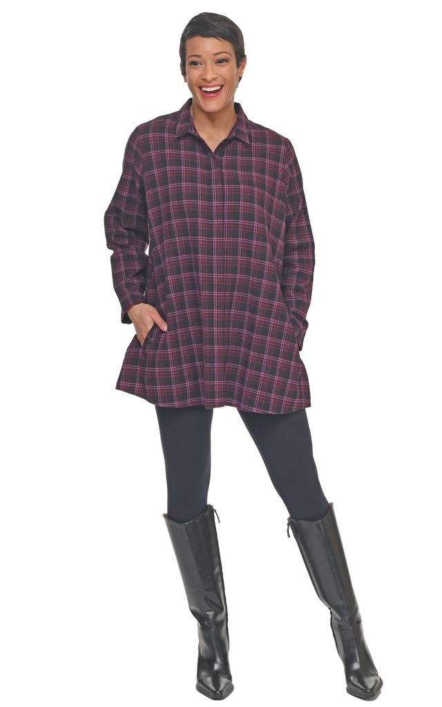 Tulip Clothing Logan Flannel Womens Shirt in Oslo