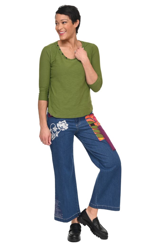 Tulip Clothing Bowen Womens Top in Cedar