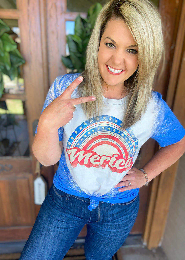 Merica Graphic Tee AG Size Small - 3X