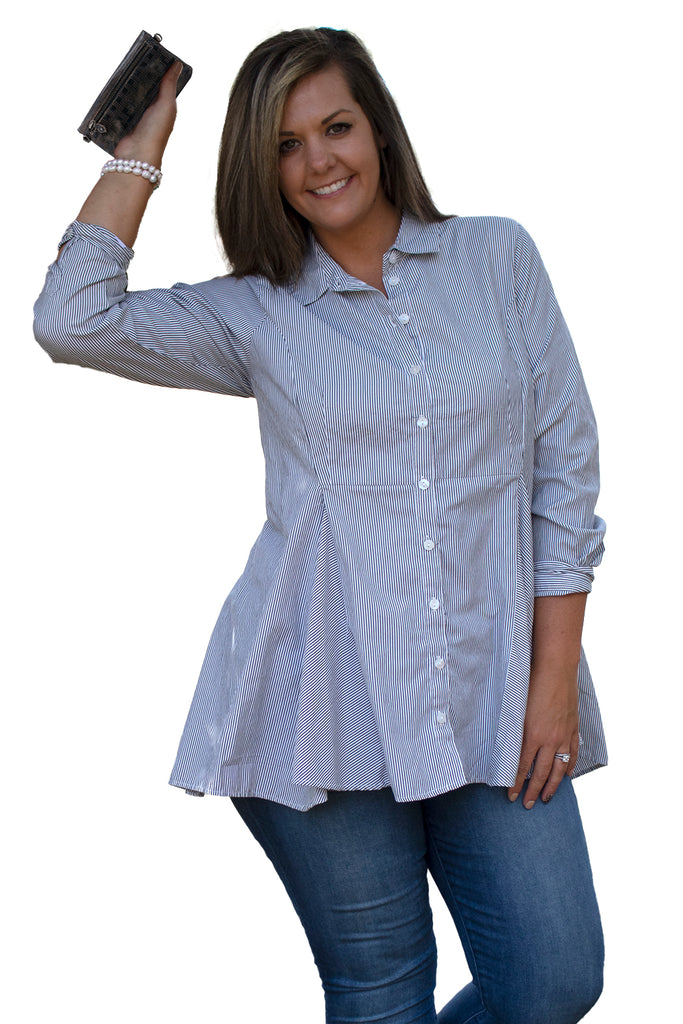 Perry Womens Blouse in Soho Small