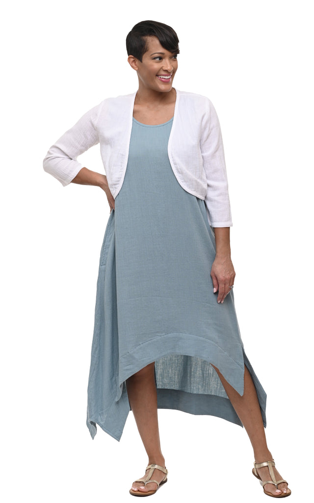 Simply Perfect Dress Cotton Gauze in Abyss
