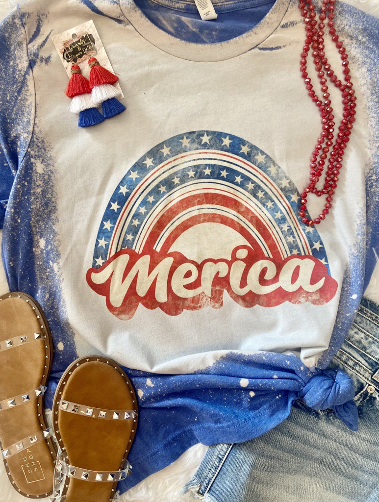 Merica Graphic Tee AG Size Small - 3X